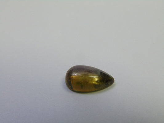 2.95ct Tourmaline Bicolor Cabochon 12x7mm