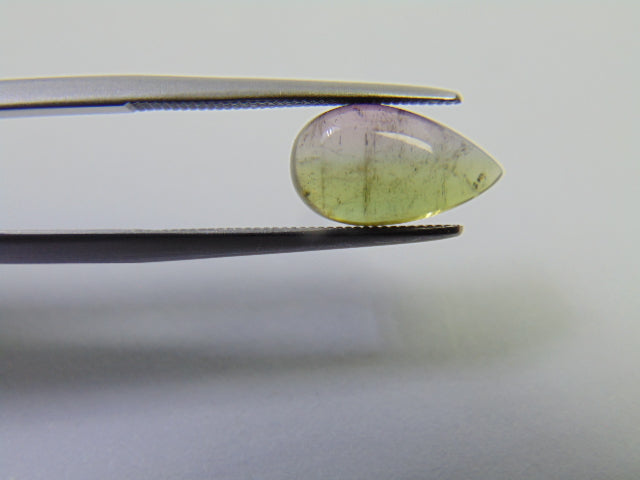 2.95ct Tourmaline Bicolor Cabochon 12x7mm