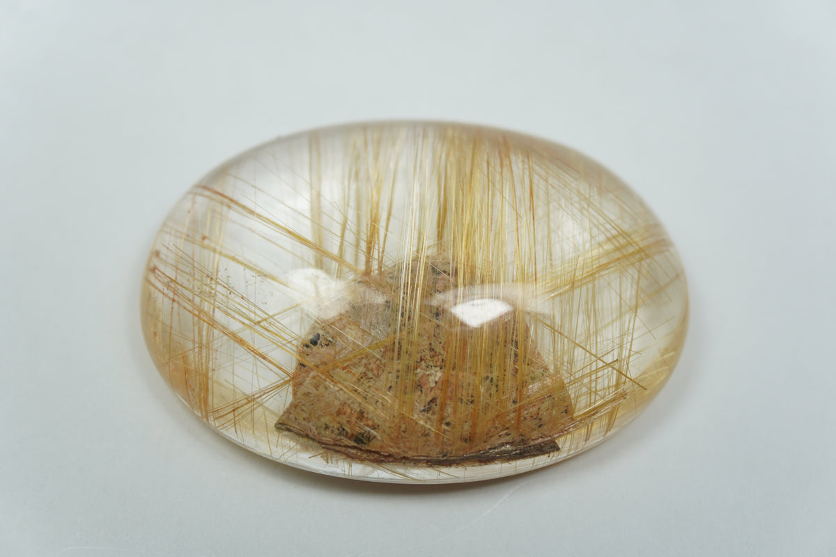 56.50ct Rutile cabochon 34x24mm