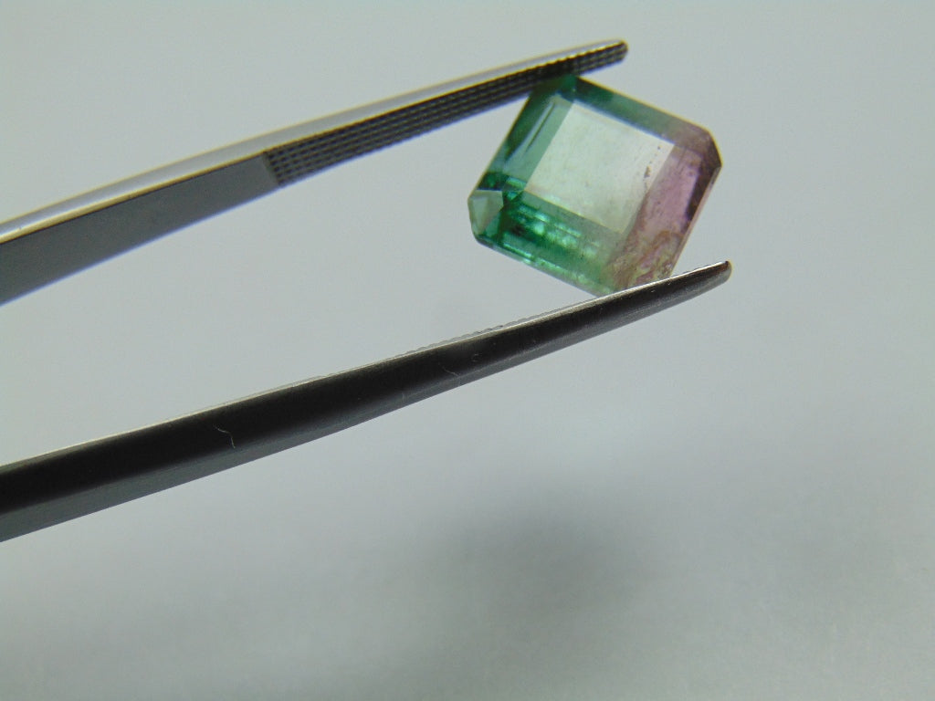 6ct Tourmaline Bicolor 10mm