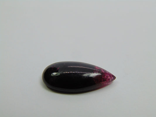 12.25ct Tourmaline Cabochon Bicolor 23x11mm