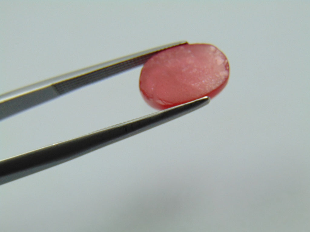 5.20ct Rhodonite Cabochon 12x8mm