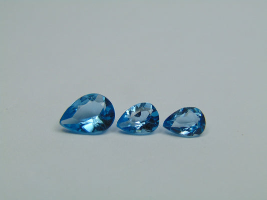 3.05ct Topaz 9x7mm 7x5mm