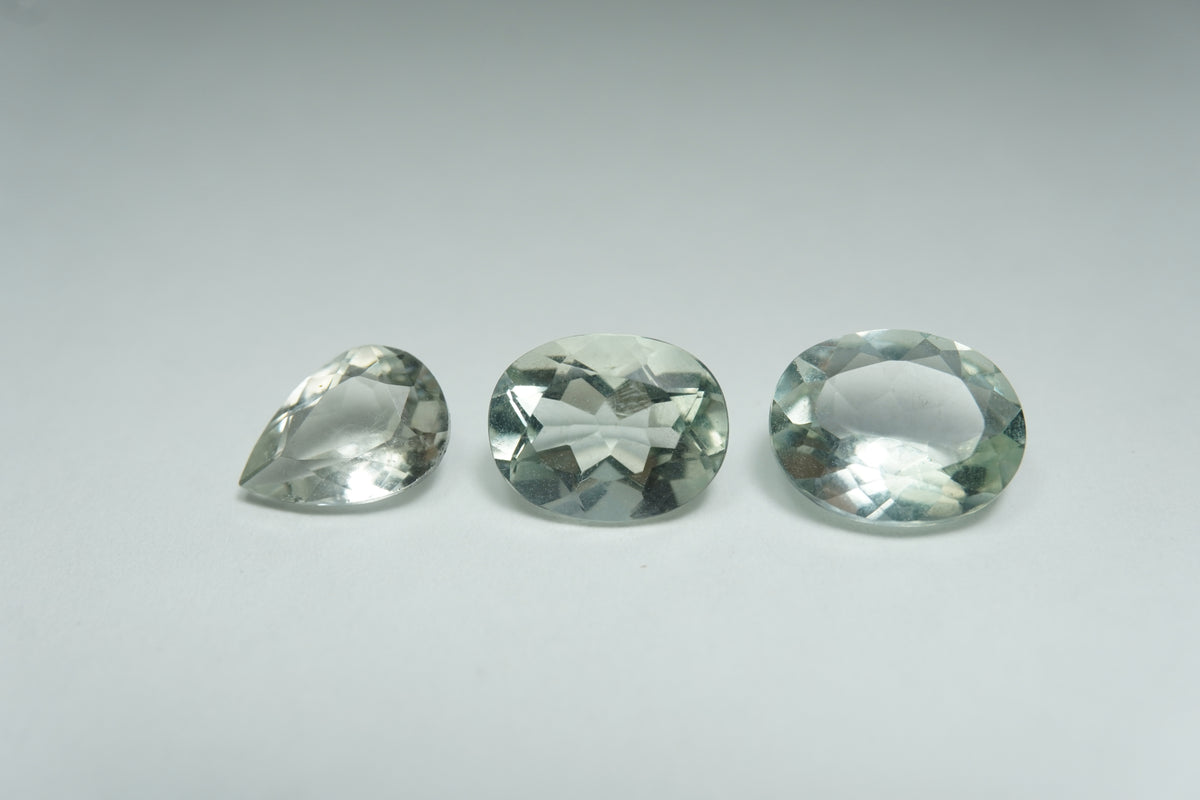 4.23ct Beryls 8.5x7mm / 9x7mm / 8x6mm