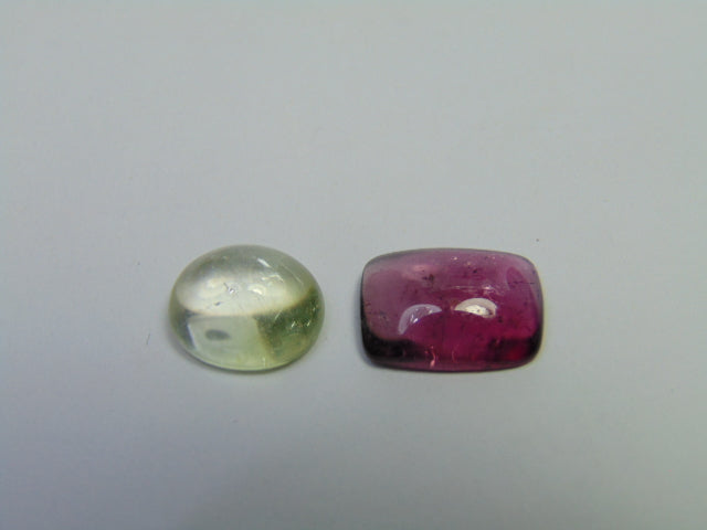 10.18ct Tourmalin Cabochon Mix 13x10mm 11x9mm