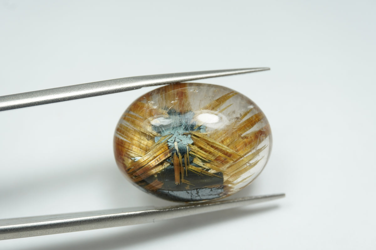 27ct Rutile cabochon 21x18mm