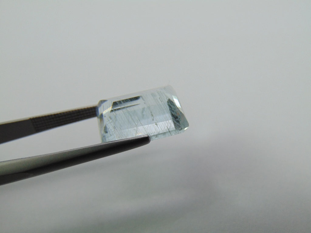 6.35ct Aquamarine With Needle 13x10mm
