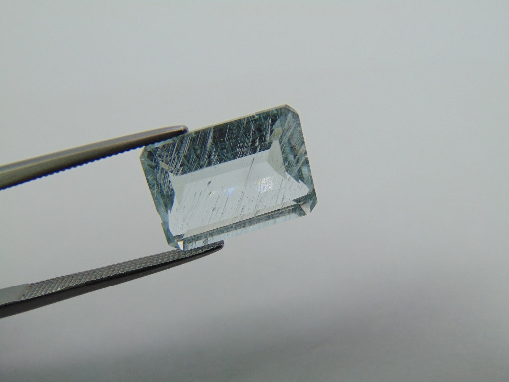 6.35ct Aquamarine With Needle 13x10mm
