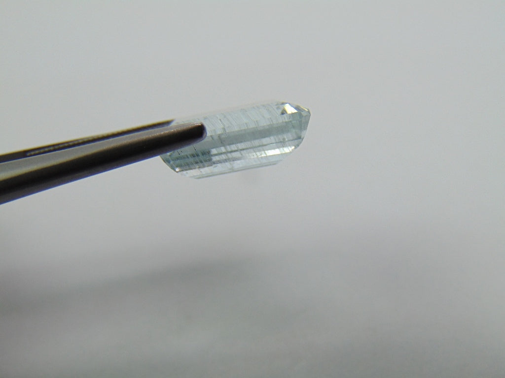 6.35ct Aquamarine With Needle 13x10mm