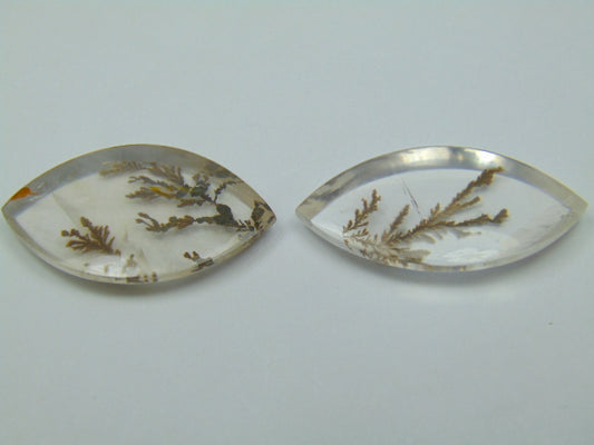 41.40ct Dendrite 32x18mm 33x16mm