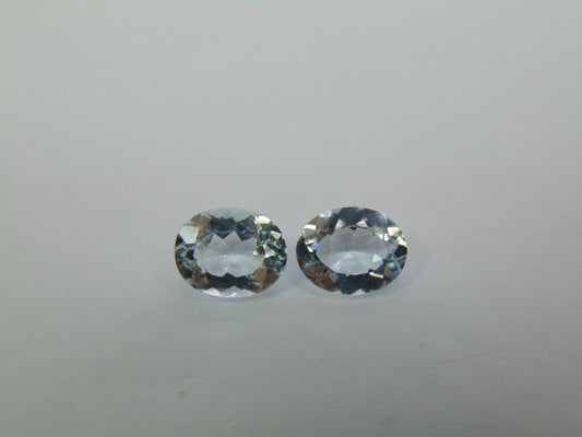 4.50ct Aquamarine Pair 10x8mm