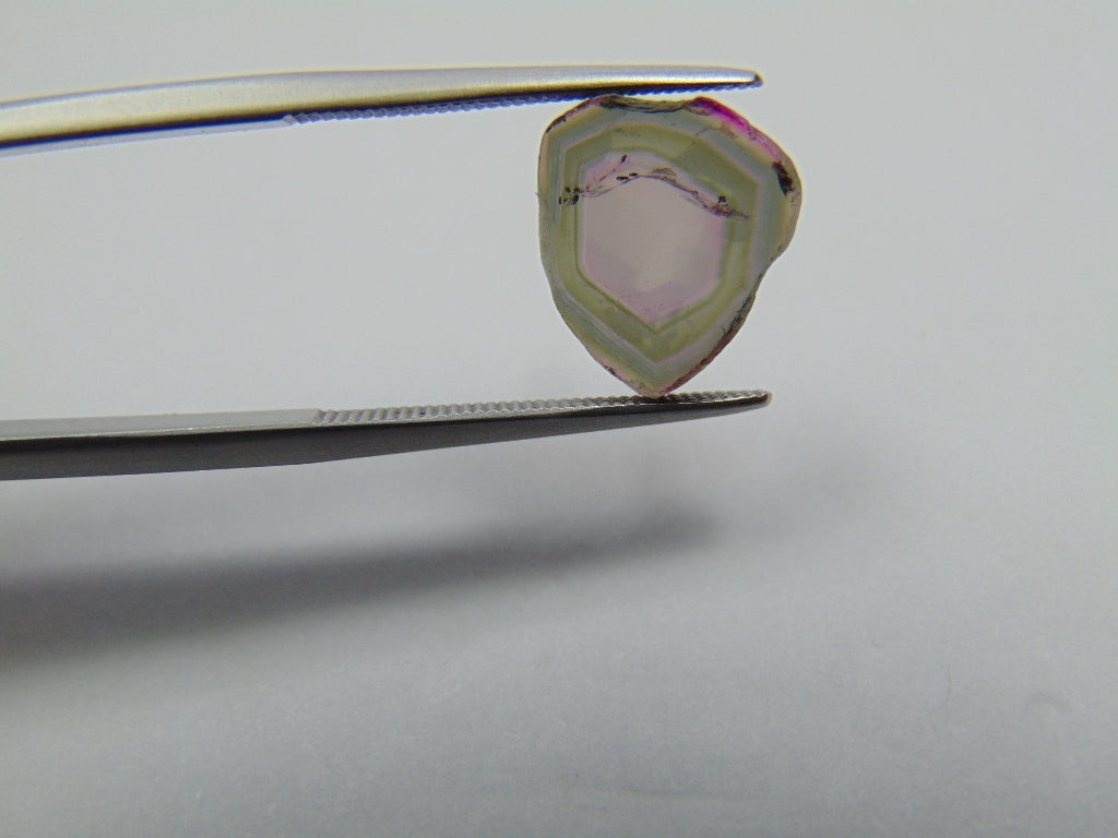 4.20ct Watermelon Tourmaline 12x11mm