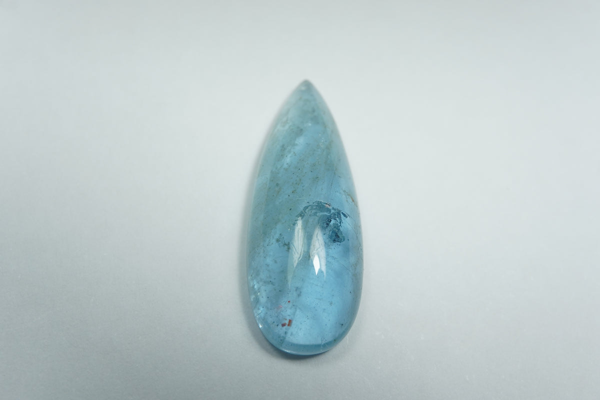 14.20ct Aquamarine cabochon 29x11mm
