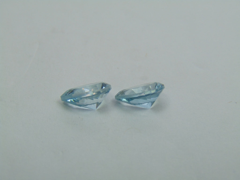 3.90ct Topaz Pair 9x7mm