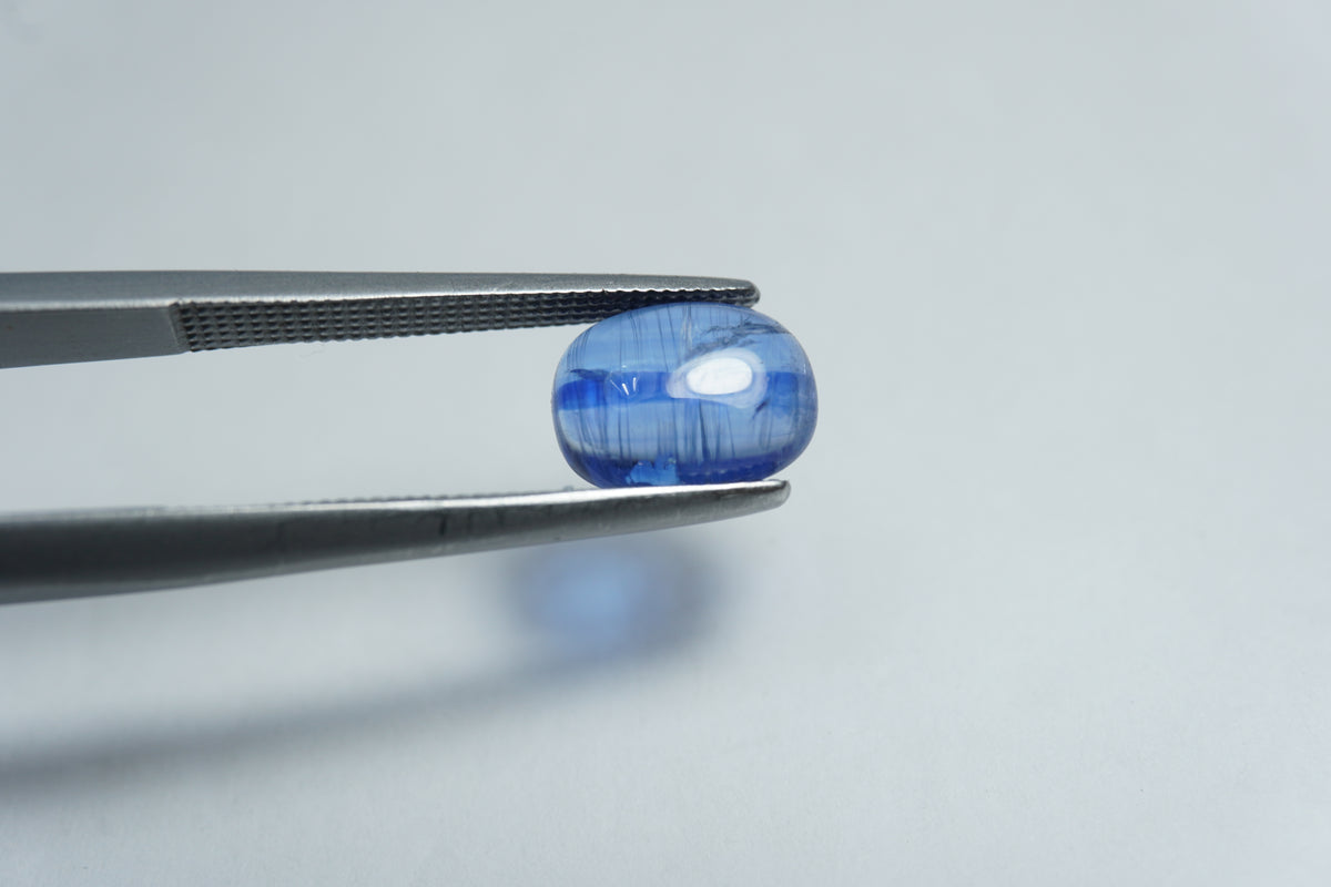 2.08ct Cianite cabochon 8x6mm