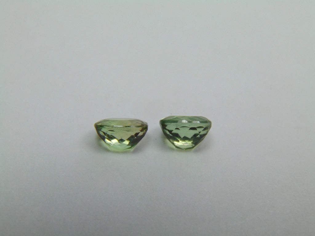 3ct Tourmaline Pair 7.5x6mm