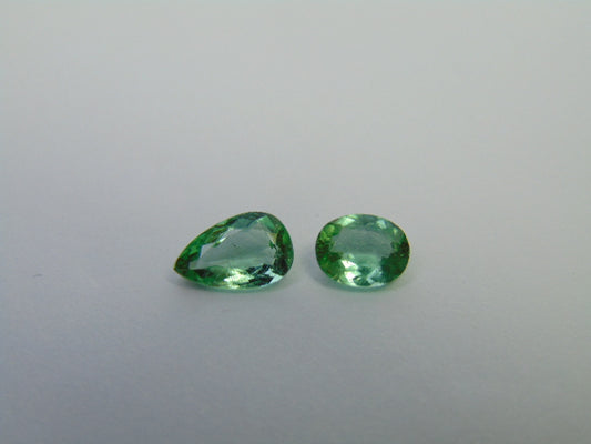1.68ct Tourmaline 9x5mm 7x5mm
