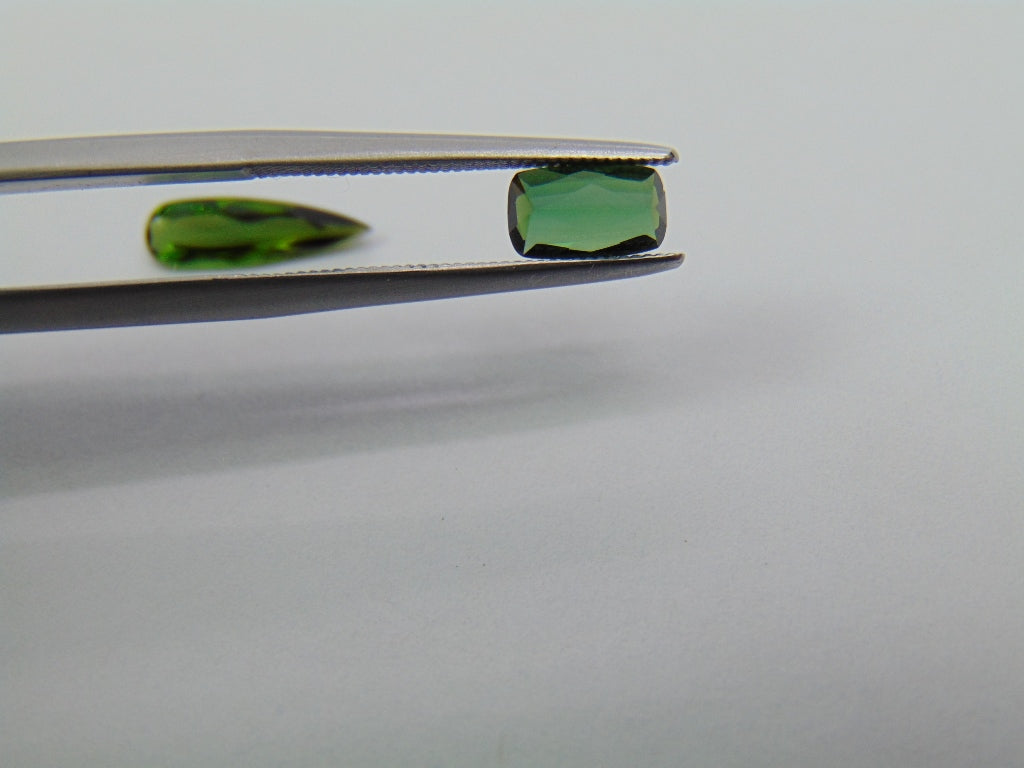 1.25ct Tourmaline 12x4mm 7x4mm