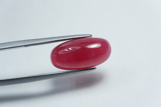 8.30ct Rhodonite cabochon 17x8mm