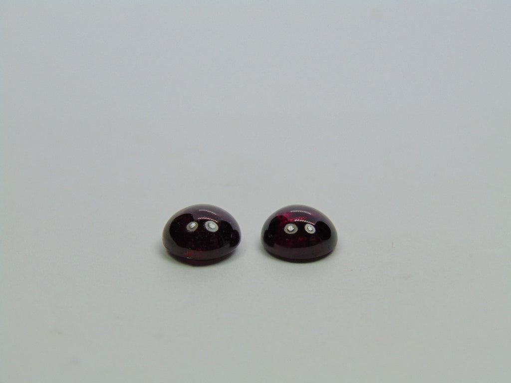 9.15ct Garnet Cabochon 9mm