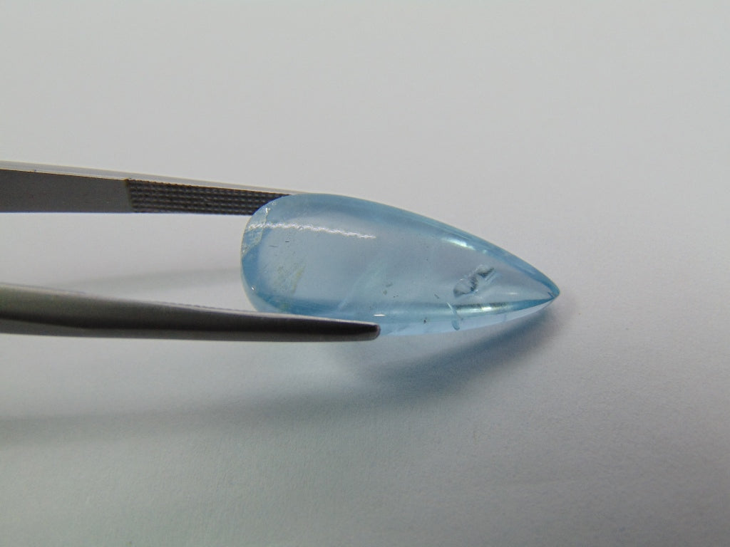 11.05ct Aquamarine Cabochon 23x11mm