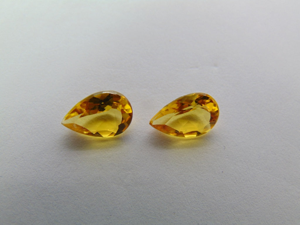 2.90ct Beryl Pair 10x7mm