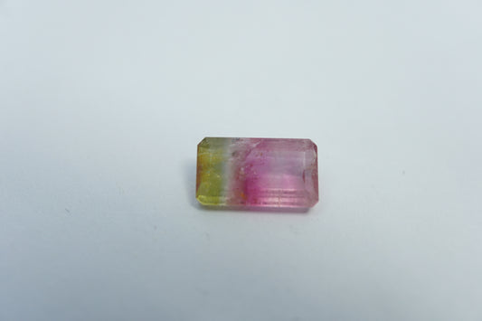 1.85ct Tourmaline bicolor 10x6mm