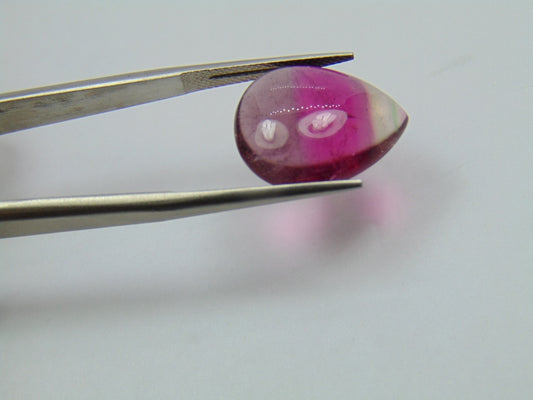 7.85ct Tourmaline Cabochon Tricolor 17x14mm
