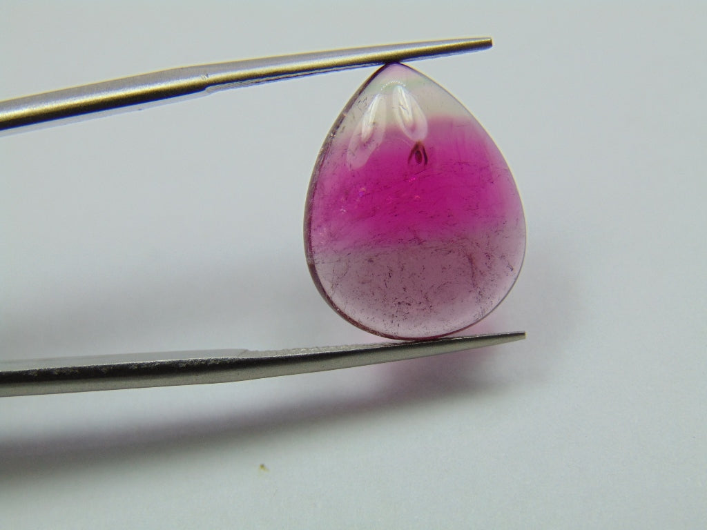 7.85ct Tourmaline Cabochon Tricolor 17x14mm