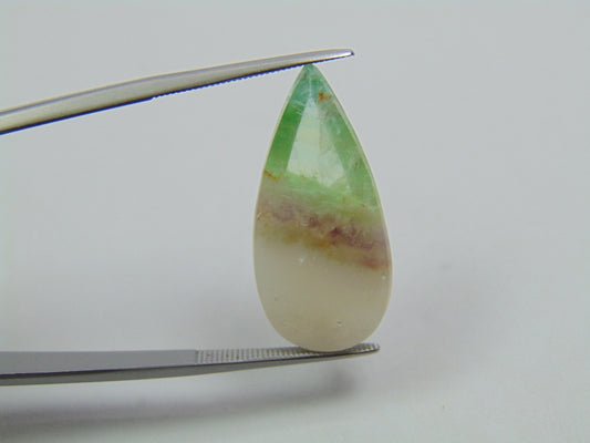 30.80ct Fluorite With Quartz 28x13mm