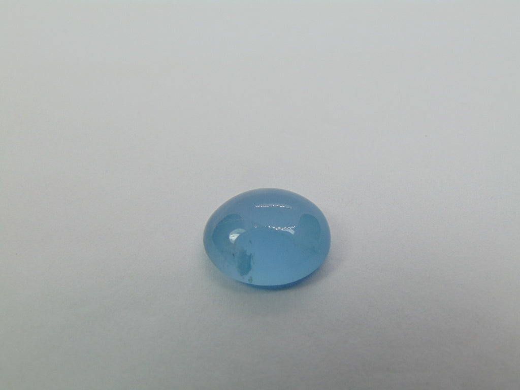 4.40ct Aquamarine Cabochon 12x10mm