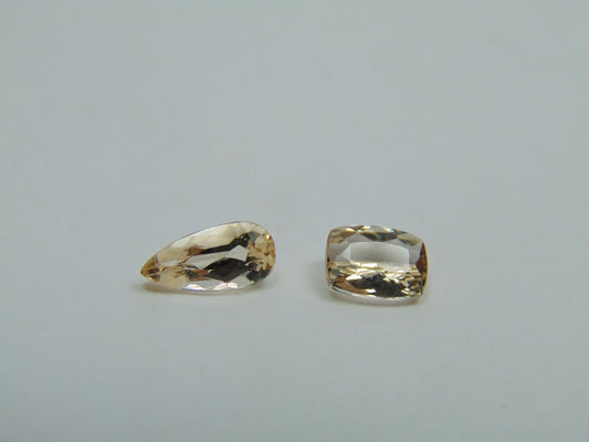 2.10ct Morganite 7x5mm 9x4mm