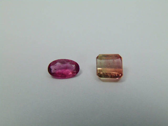 2.19ct Tourmaline Mix 7x6mm 8x5mm