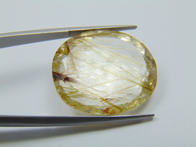 33.10ct Quartz Inclusion 25x22mm