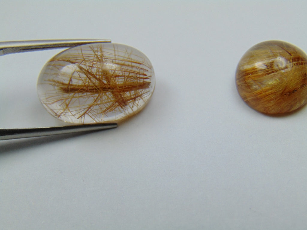 22.90ct Rutile 19x13mm 13mm