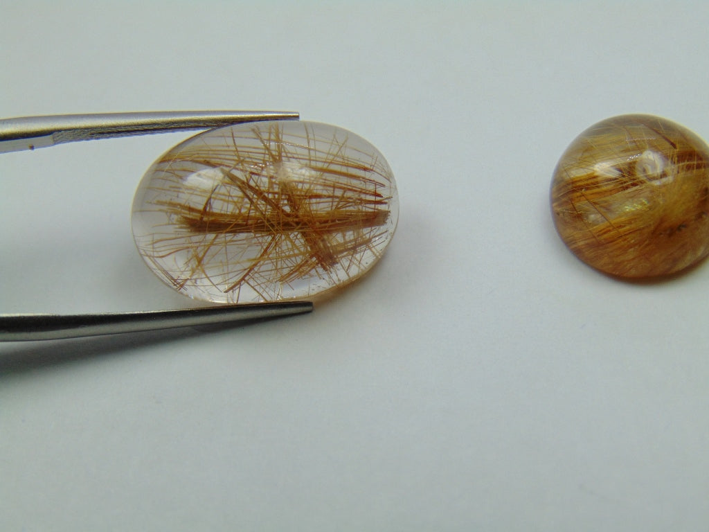 22.90ct Rutile 19x13mm 13mm