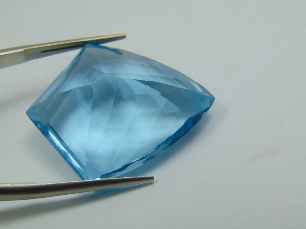 55.40ct Topaz Blue Swiss 30x25x11.5mm
