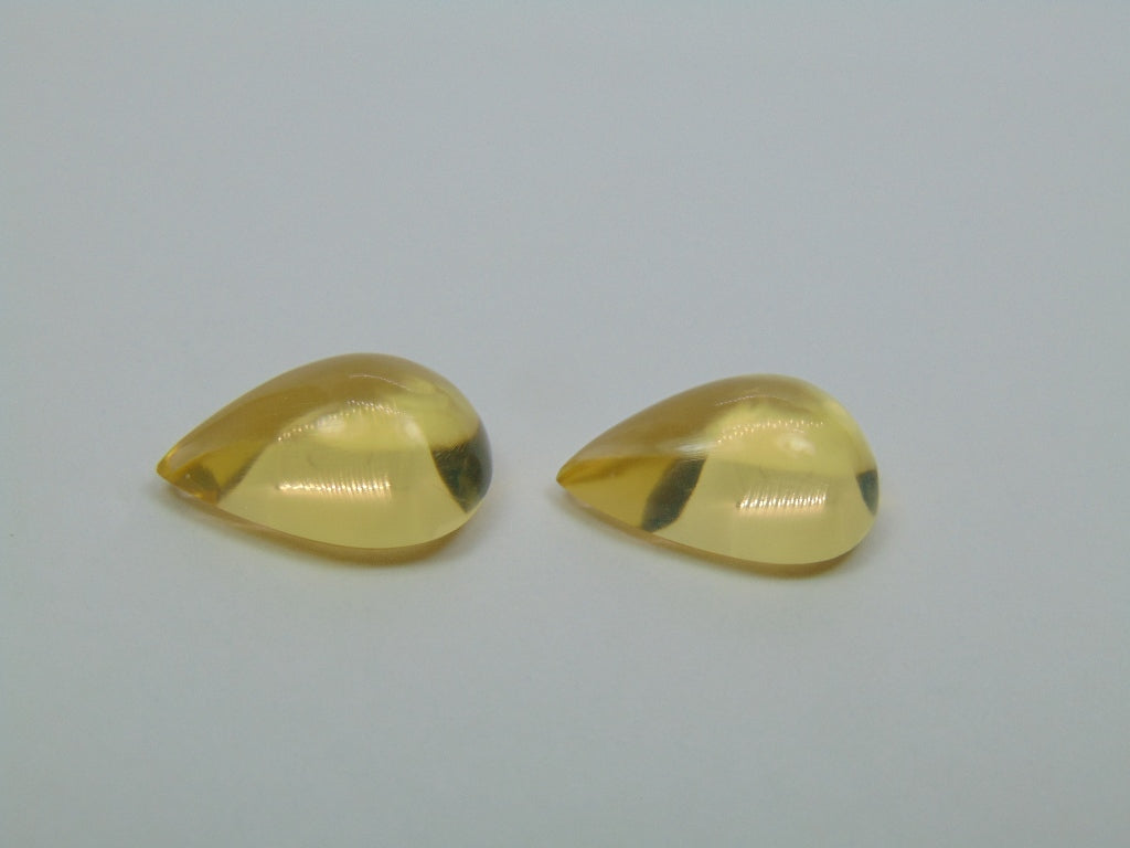 11.95ct Fire Opal Pair 16x12mm