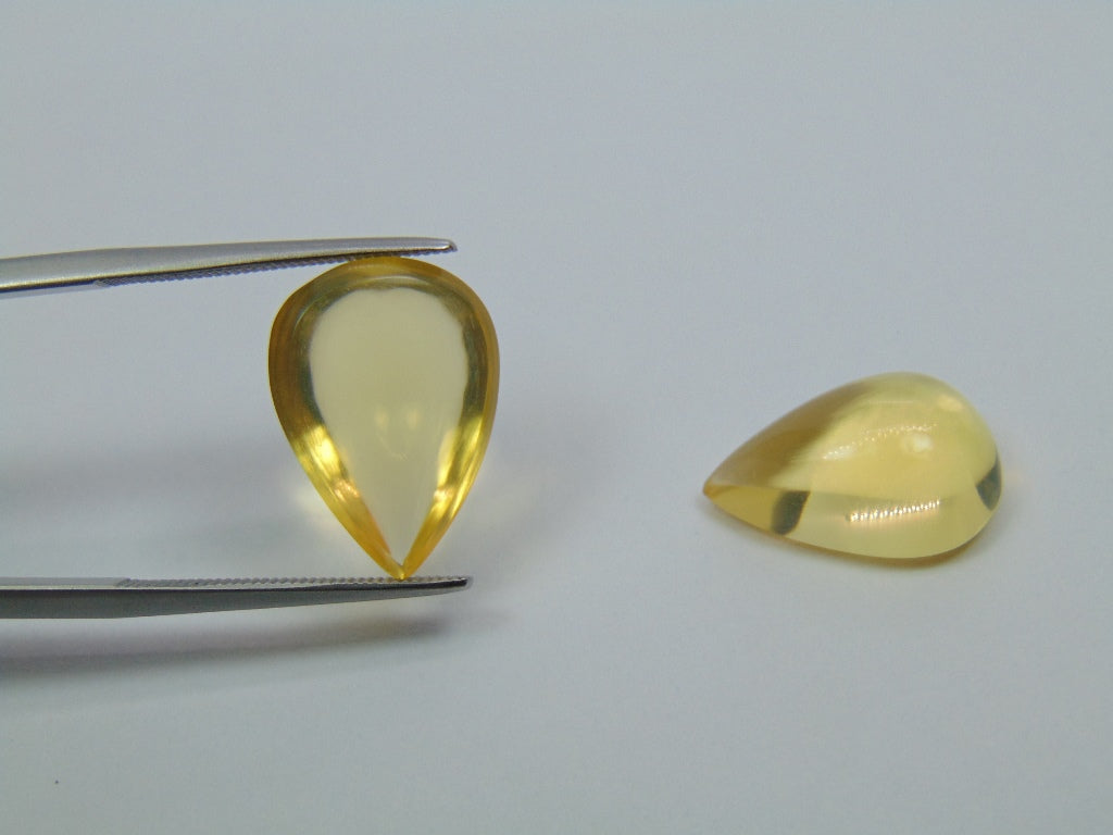 11.95ct Fire Opal Pair 16x12mm
