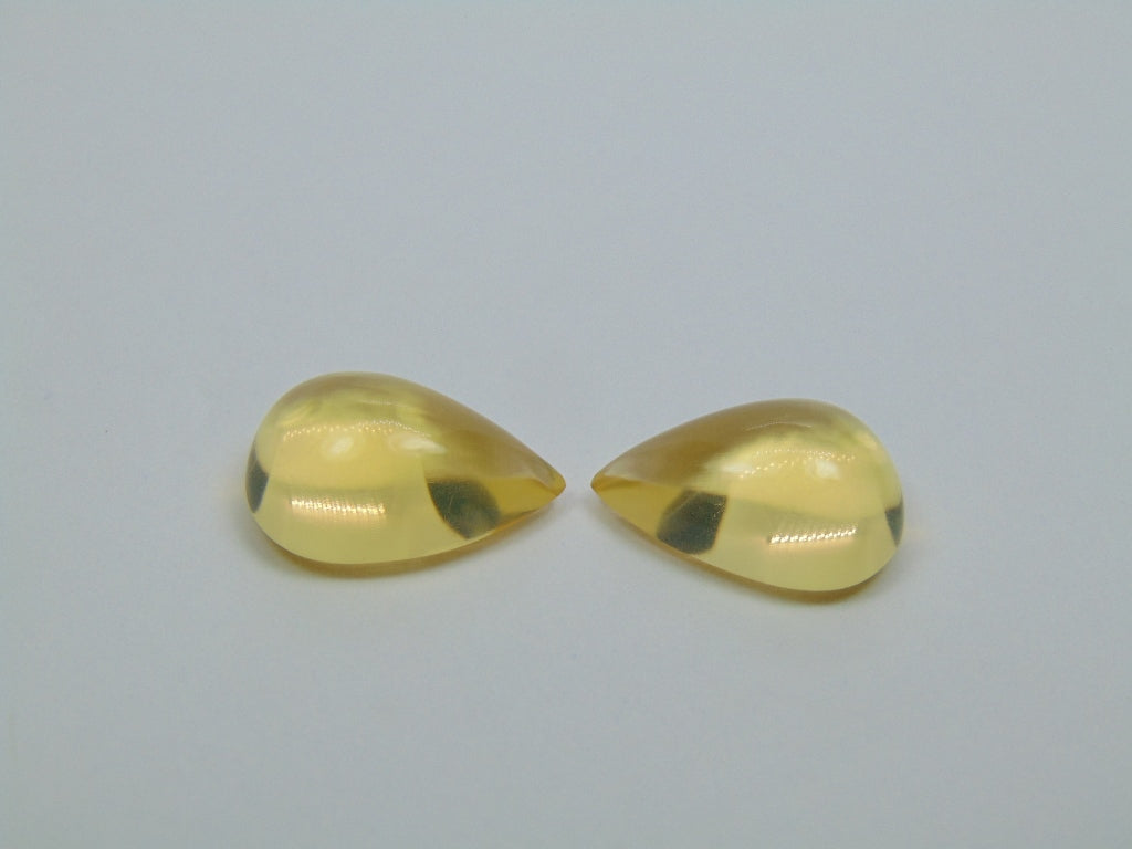 11.95ct Fire Opal Pair 16x12mm