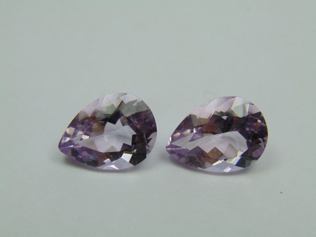 15.20ct Amethyst Rose France 16x12mm