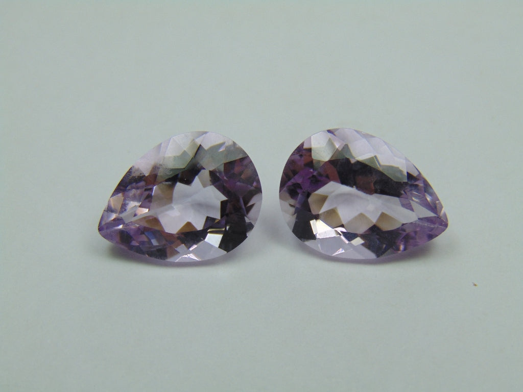 15.20ct Amethyst Rose France 16x12mm