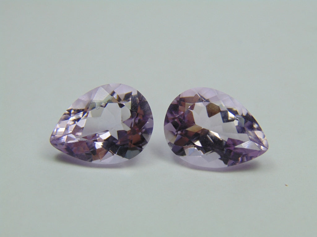 15.20ct Amethyst Rose France 16x12mm