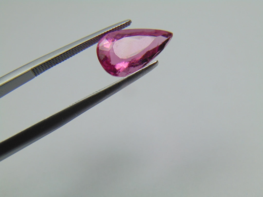 3.45ct Tourmaline Pink 13x8mm