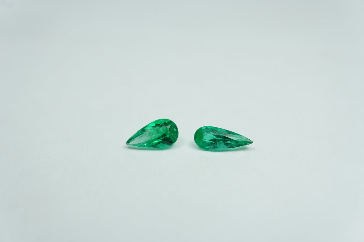 0.55ct Emeralds 7x3mm / 6x3mm