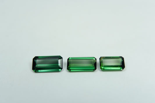 3.20ct Tourmalines 9x5mm / 9x4mm / 8x4mm