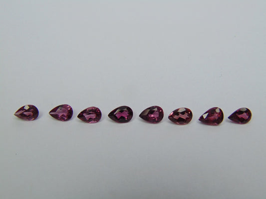 4.09ct Rhodolite Calibrated 6x4mm