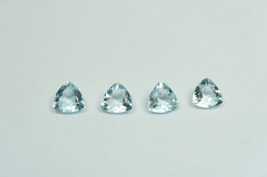1.54ct Aquamarines calibrated 5mm