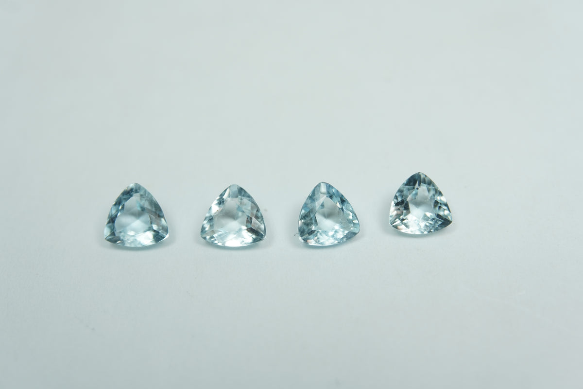 1.54ct Aquamarines calibrated 5mm