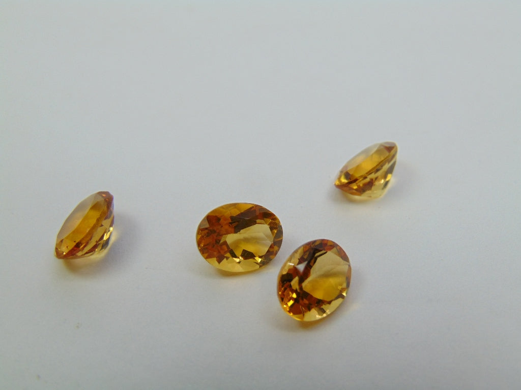 6.90ct Citrine Calibrated 9x7mm